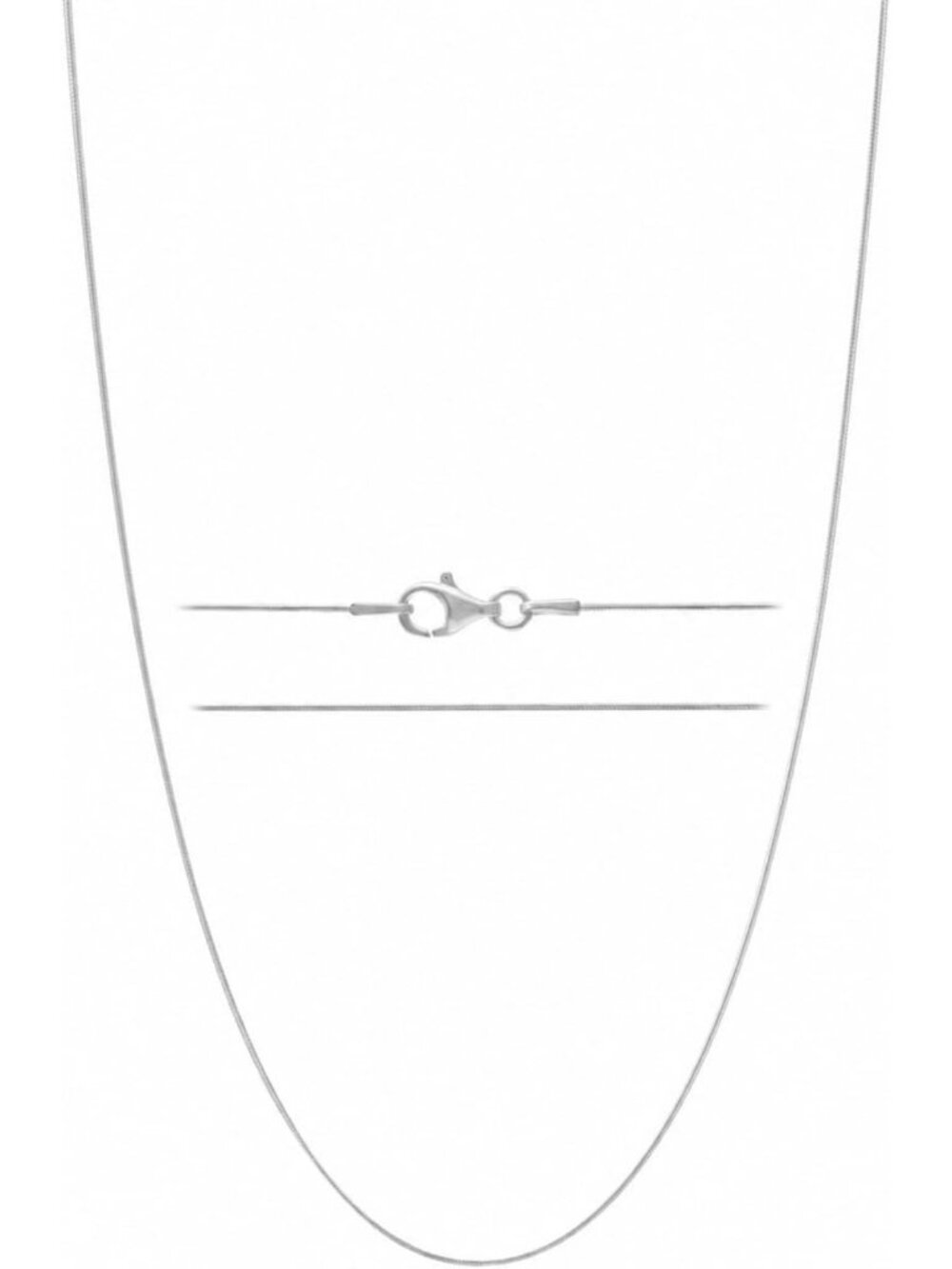 925 Sterling Silver Thin Snake Chain Necklace for Women & Men - Elegant Jewelry